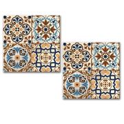 Tink Karma Moroccan Tile 2 Desenli Pvc Karo 30x30 cm 4'lü Paket