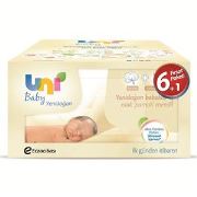 Uni Baby Yenidoğan Islak Pamuk Mendil 6+1 Fırsat Paketi 280 Yaprak
