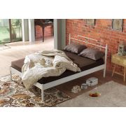 Unimet Hatkus-S Çift Kişilik Metal Karyola 140x200 Beyaz