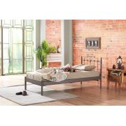 Unimet Hatkus-S Tek Kişilik Metal Karyola 90x200 Kahverengi