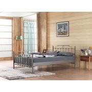 Unimet Hatkus Çift Kişilik Metal Karyola 140x200 Kahverengi