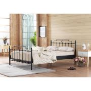 Unimet Hatkus Çift Kişilik Metal Karyola 140x200 Siyah