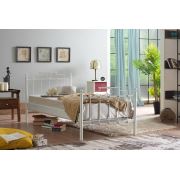 Unimet Hatkus Tek Kişilik Metal Karyola 90x200 Beyaz