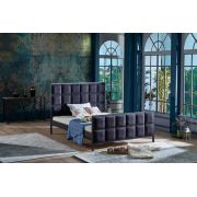 Unimet Stardust Çift Kişilik Metal Karyola 140x200 Siyah-Antrasit