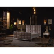 Unimet Stardust Çift Kişilik Metal Karyola 140x200 Beyaz-Karamel