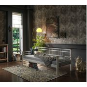 Unimet Kappis Daybed Tek Kişilik Metal Karyola 90x200 Beyaz