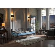 Unimet Glroy Daybed Tek Kişilik Metal Karyola 90x200 Siyah