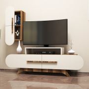 Variant Rose Duvar Raflı Tv Ünitesi Ceviz - Krem
