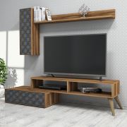Variant Planet Tv Ünitesi - Ceviz/Kalsedon