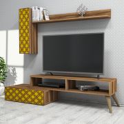 Variant Planet Tv Ünitesi - Ceviz/Sarı