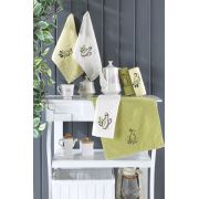 Viaden 30x50 cm 6 Adet Mutfak Havlusu - Olive