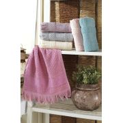 Viaden 30x50 cm 6 Adet Mutfak Havlusu - Saçaklı Gül