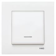Viko Karre Işıklı Anahtar Krem - 90960819
