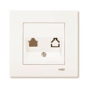 Viko Tekli Data Prizi Cat6 Karre Krem Çerçeve Dahil