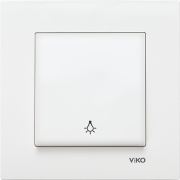 Viko Karre Beyaz Light Anahtar Çerçeveli