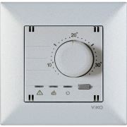 Viko Trenda Gümüş Analog Termostat (Isıtma)