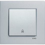 Viko Novella (Füme Çerçeve + Füme Kapak) Işıklı Anahtar