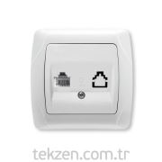 Telefon Prizi Beyaz Carmen-90581011