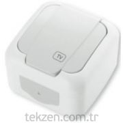 Tv Geçişli 12db Gri Palmiye 90555560