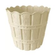 Violet Bambu Desenli Plastik Saksı 5 Lt