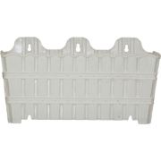 Violet Bambu Desenli Plastik Duvar Saksısı 30 cm asorti