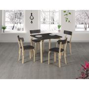Vitale Tobi Masa Sandalye Seti Antrasit 80X80
