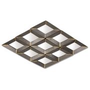 Vitale Patine S Gümüş Geometri Dekoratif Ayna