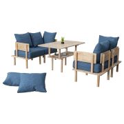 Vitale Comfort Mavi Köşe Takımı