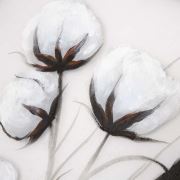 Vitale Pera Pamuk Çiçeği Dekoratif Tablo AK.FW0017