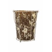 Vitale Kanta Bronz Metal Telli Cam Mumluk Büyük Boy