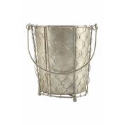 Vitale Kanta Antik Metal Telli Cam Mumluk Orta Boy