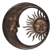 Vitale Saga Bronz Ay ve Güneş Model Ayna