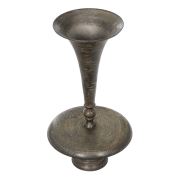 Vitale Indra Metal Tabak Gövdeli Vazo Küçük Boy
