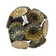 Vitale Lux Renkli Metal Puf Çiçeği