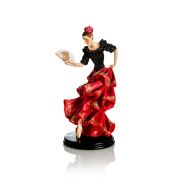 Vitale Bella Siyah Büstlü Flamenco Dansçı Kadın