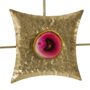 Vitale Lux Sedefli Metal Duvar Dekoru