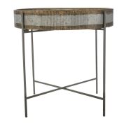 Vitale Agra Metal Yuvarlak Sehpa