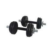 Voit Kauçuk Kaplı Dambıl Set 15 kg