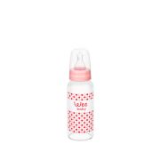 Wee Baby 771 Isıya Dayanıklı Cam Biberon 180ml - Pembe