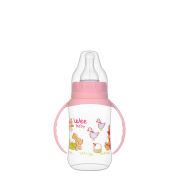 Wee Baby 744 Kulplu PP Biberon 150ml - Pembe