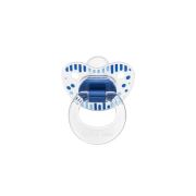 Wee Baby 836 Şeffaf Desenli Damaklı Emzik 0-6Ay - Mavi