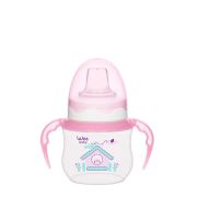 Wee Baby 753 Akıtmaz Kulplu PP Bardak 125ml - Pembe