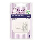 Wee Baby 866 Silikon Biberon Emziği Az Akış 0-6 Ay