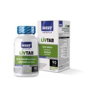 West Nutrition Livtab Milk Thistle (Deve Dikeni) ve Enginar Ekstresi Karışımı 90 Tablet x 1000 mg