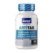 West Nutrition Artitab Glukozamin Sülfat - Kondroitin Sülfat - Msm - Hyaluronik Asit 90 Tablet 1500 Mg