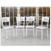 Zen Home Okyanus Sandalye (4 Adet) / Beyaz