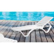 Comfort Şezlong Beyaz- 65X188X30