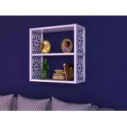 Zen Home 3'lü Çok Amaçlı Duvar Rafı Beyaz
