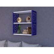 Zen Home 3'lü Çok Amaçlı Duvar Rafı Mavi