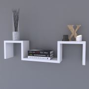Zen Home Duvar Rafı Tekli - Beyaz